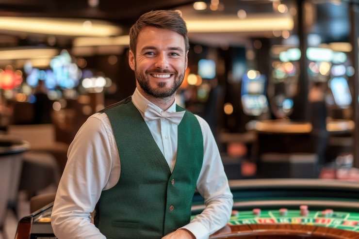 Live dealer table interface with multi-camera feed